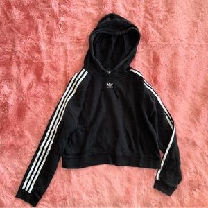 Black Adidas Hoodie Sweatshirt
